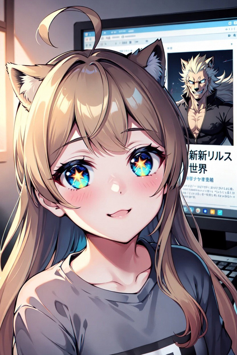 Cover art for The Wolf Virus đđș, a romance scenario on AI Dungeon
