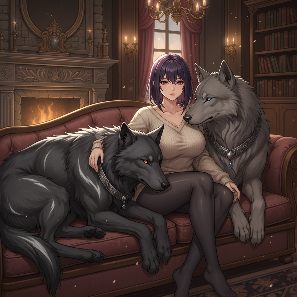 Cover art for Not Just Pets, a werewolf scenario on AI Dungeon