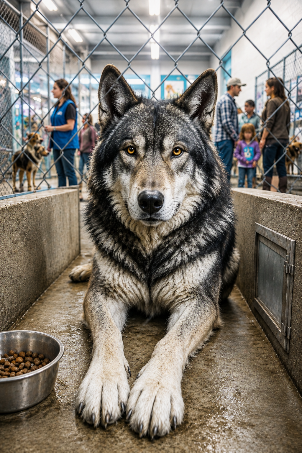 Cover art for Stuck in the Kennels ðŸŽ, a werewolf scenario on AI Dungeon