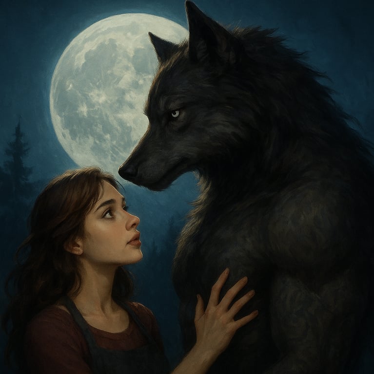 Cover art for Moonlight between us, a romance scenario on AI Dungeon