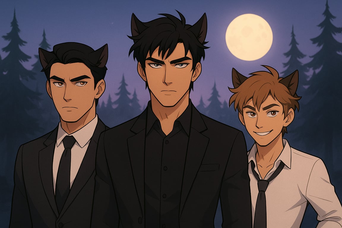 Cover art for Lycan High, a werewolf scenario on AI Dungeon