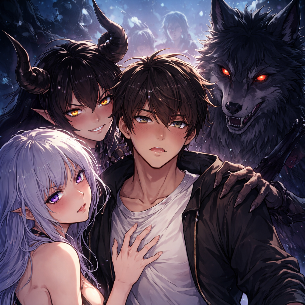 Cover art for In The Monster World, a fantasy scenario on AI Dungeon