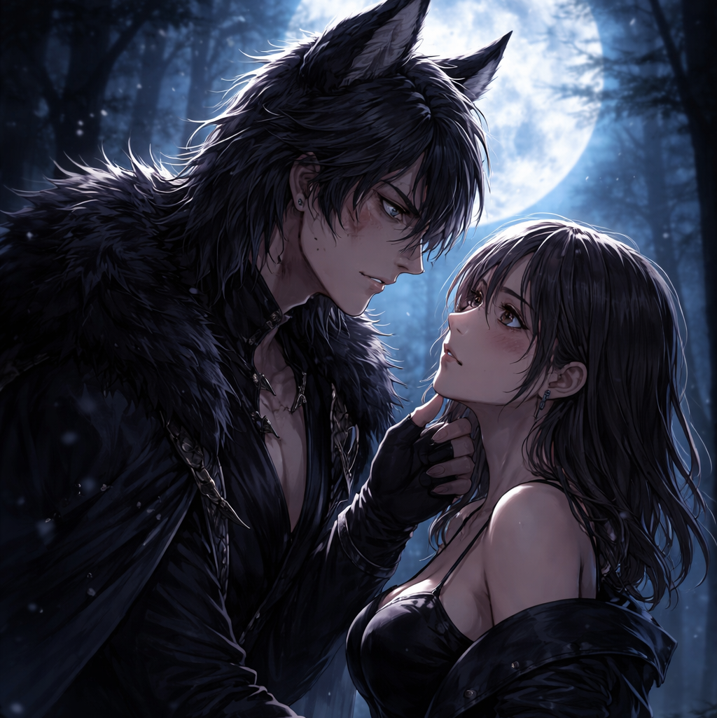 Cover art for Broken Heart And Drunk Messages, a werewolf scenario on AI Dungeon