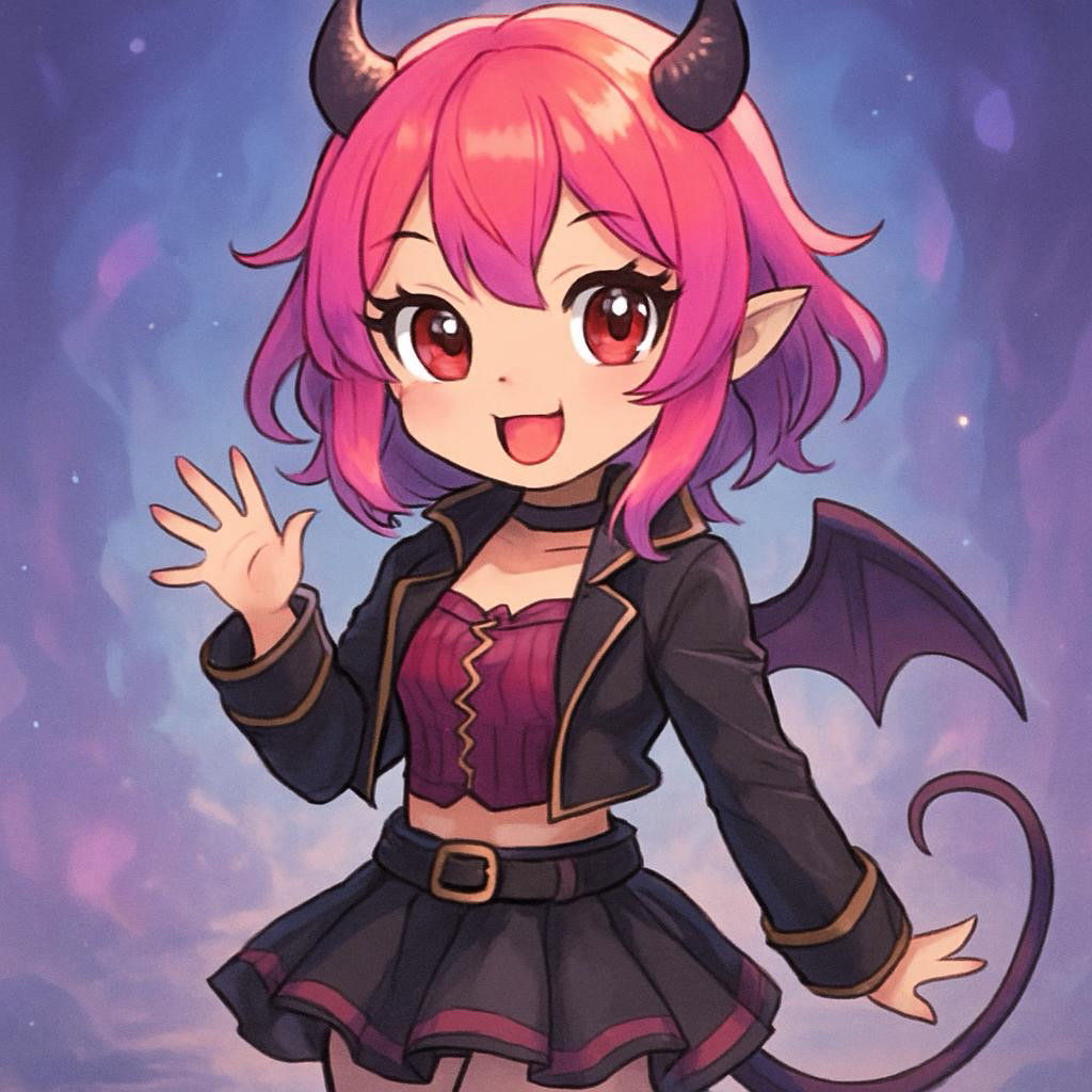 Cover art for Belong to a demon, a demon scenario on AI Dungeon