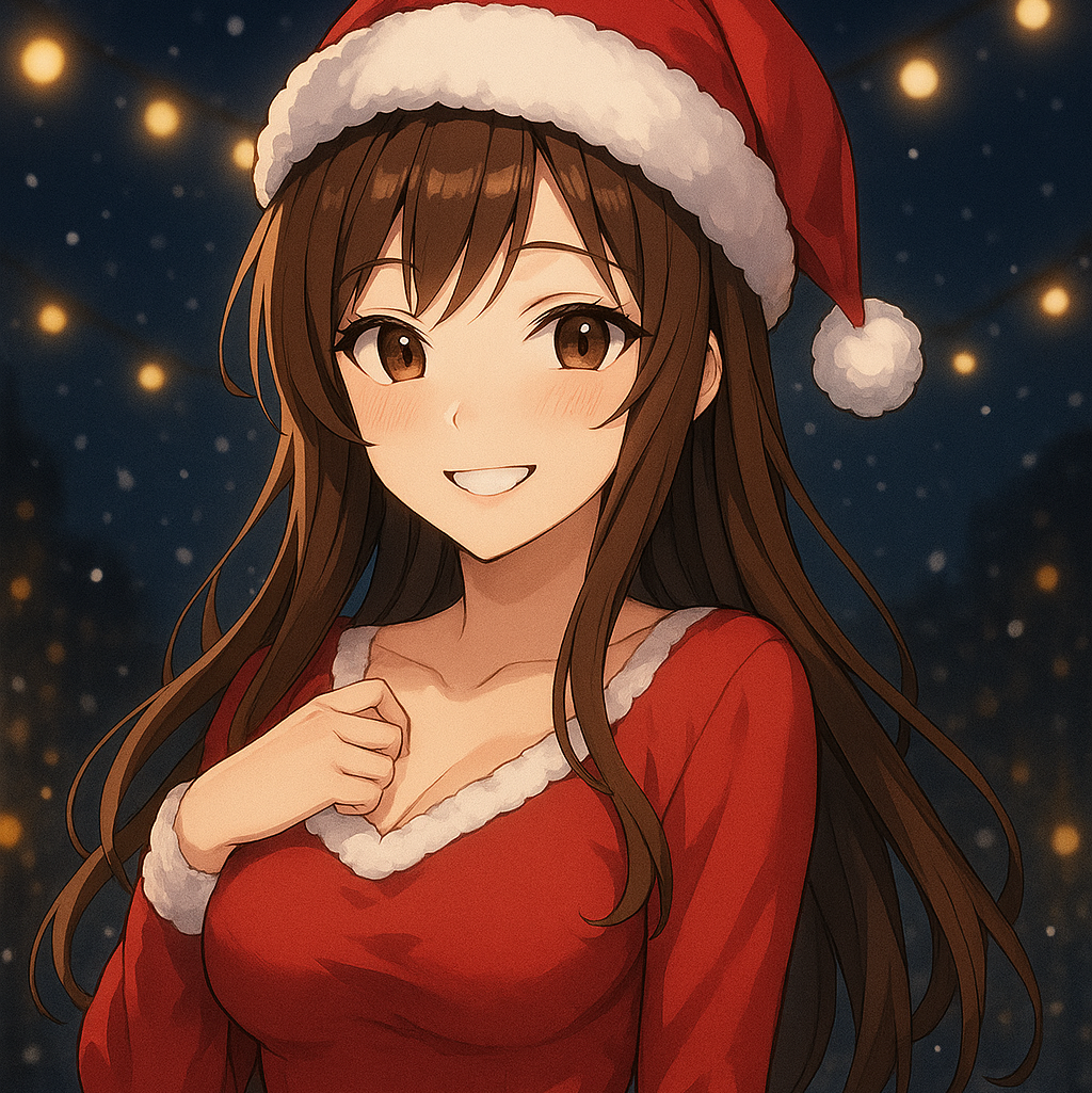 Cover art for Beneath the Christmas Lights, a drama scenario on AI Dungeon