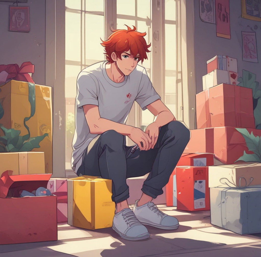 Cover art for Get a gift for your rival..?, a rival scenario on AI Dungeon