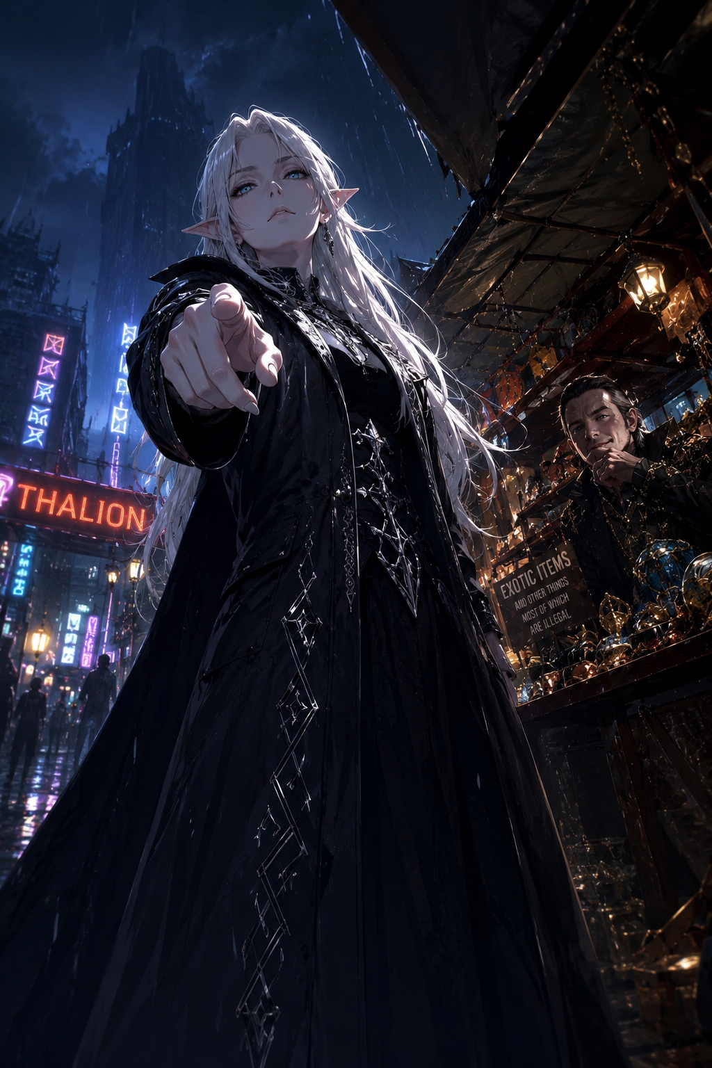 Cover art for How much for him?, a fantasy scenario on AI Dungeon