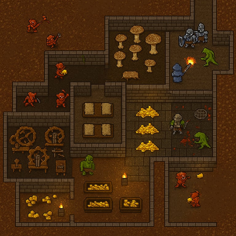 Cover art for Dungeon Manager, a strategy scenario on AI Dungeon