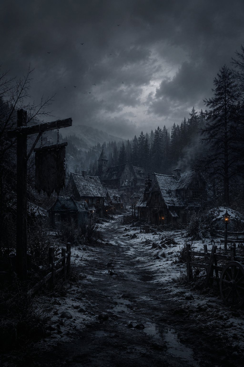 Cover art for ASHBORN ODYSSEY – THE HOLLOW FLAME, a dark fantasy scenario on AI Dungeon
