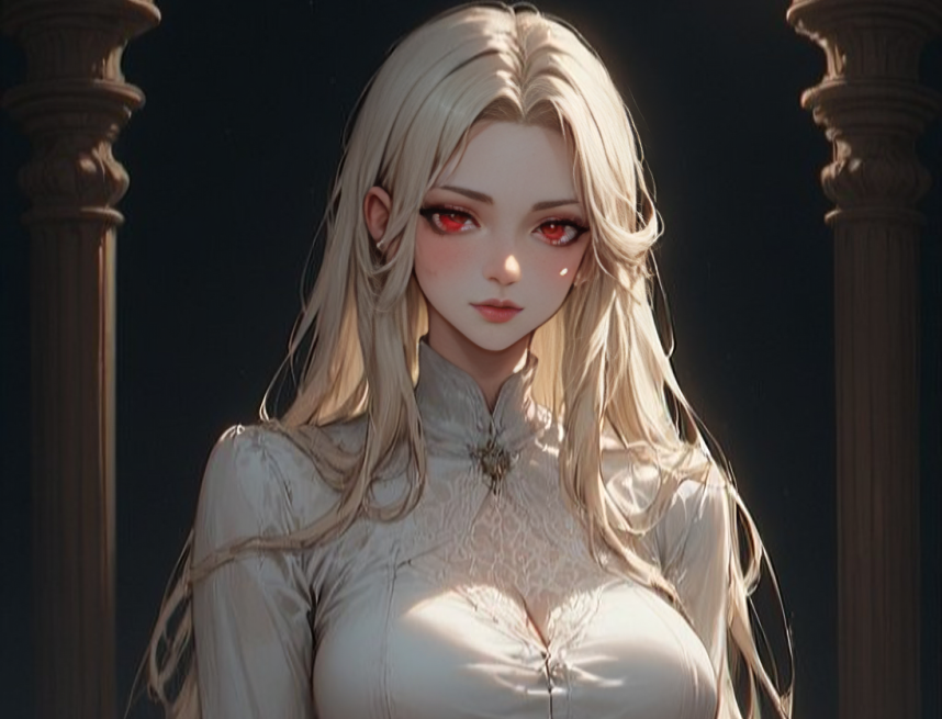 Cover art for The Crimson Princess, an autocards scenario on AI Dungeon