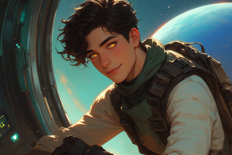Cover art for Orbiting You, a magikbitch scenario on AI Dungeon