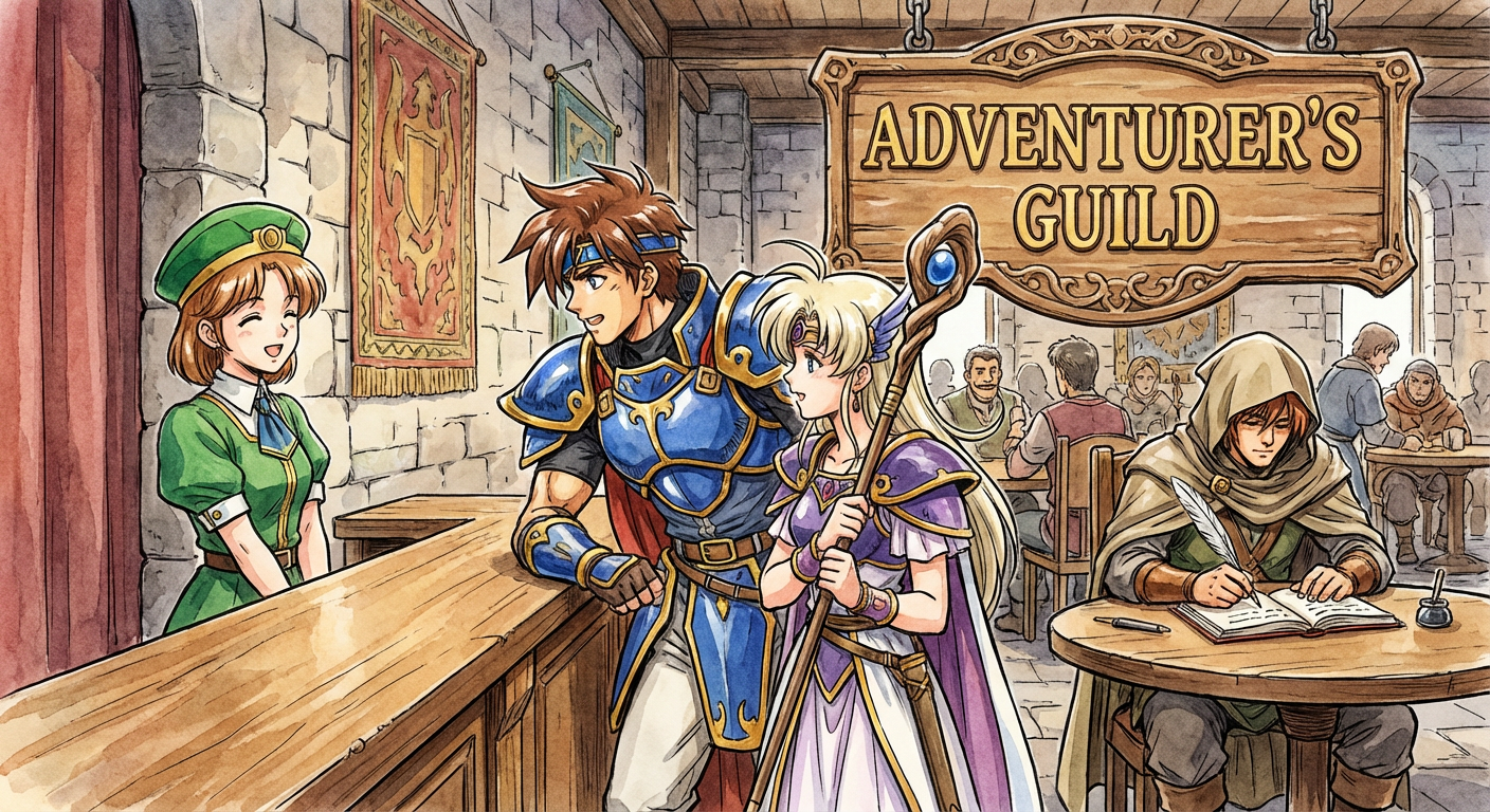 Cover art for Generic fantasy & Generic Dungeon City, a fantasy world on Voyage
