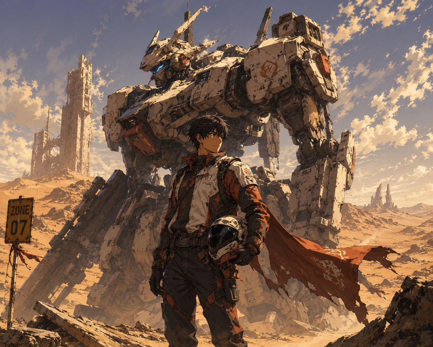 Cover art for Corpo Control: The Mech Wars (Inner Self), a mech scenario on AI Dungeon