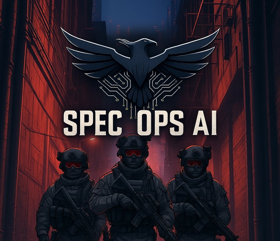 Cover art for Spec Ops AI, a life scenario on AI Dungeon