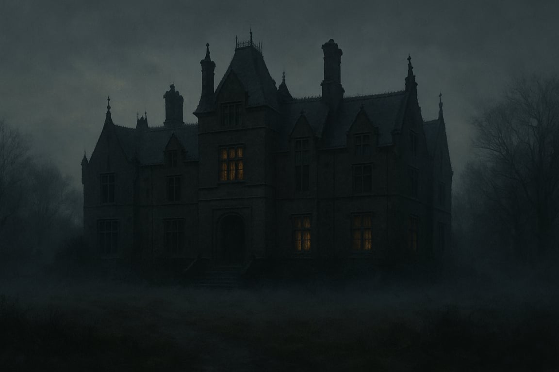 Cover art for Lady of Thornfield Manor, a gothic scenario on AI Dungeon