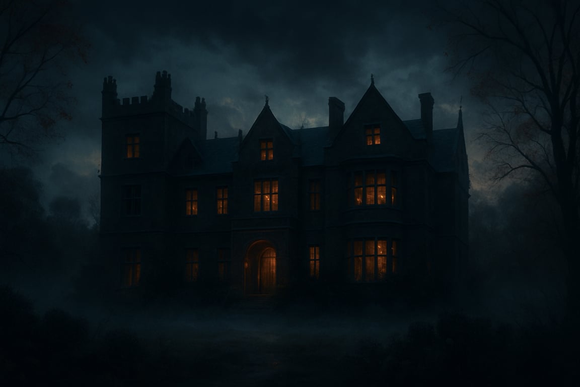 Cover art for Lord of Thornfield Manor, a gothic scenario on AI Dungeon