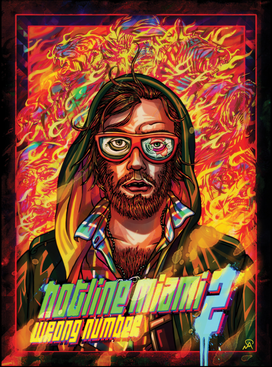 Cover art for Hotline Miami: Mystery, a hotline miami scenario on AI Dungeon