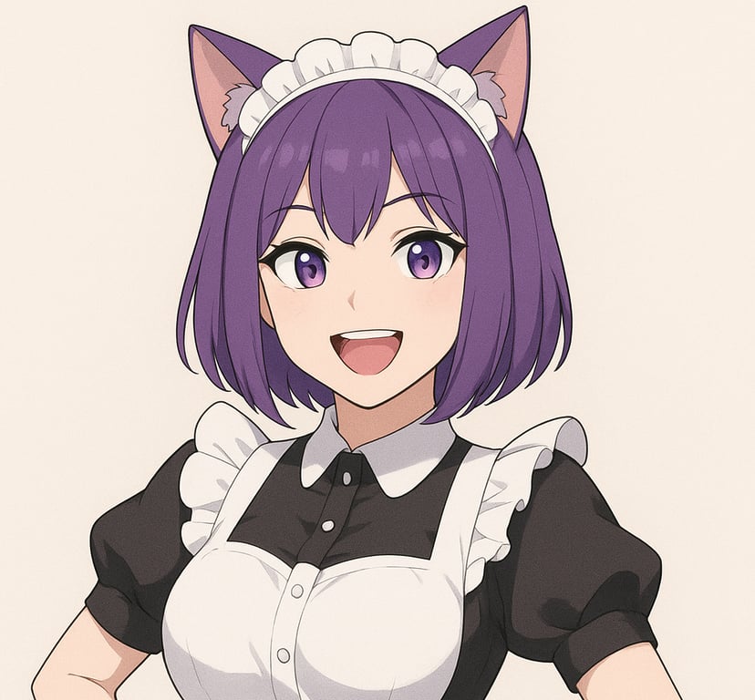 Cover art for Surprise Cat Girl Maid, an anime scenario on AI Dungeon