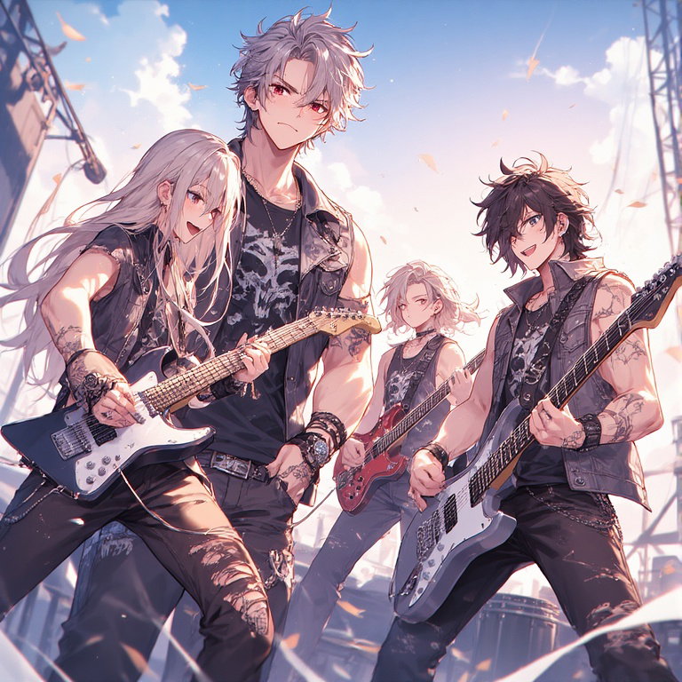 Cover art for Rising Stars, a music scenario on AI Dungeon