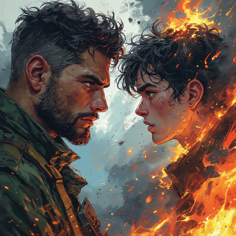 Cover art for Human vs Mutant, a mutant scenario on AI Dungeon