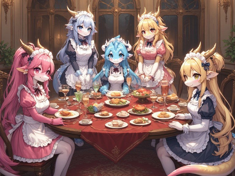 Cover art for Dragon House employee, a furry scenario on AI Dungeon