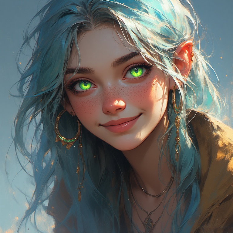 Cover art for "Welcome to Yllara Human !", an alien scenario on AI Dungeon