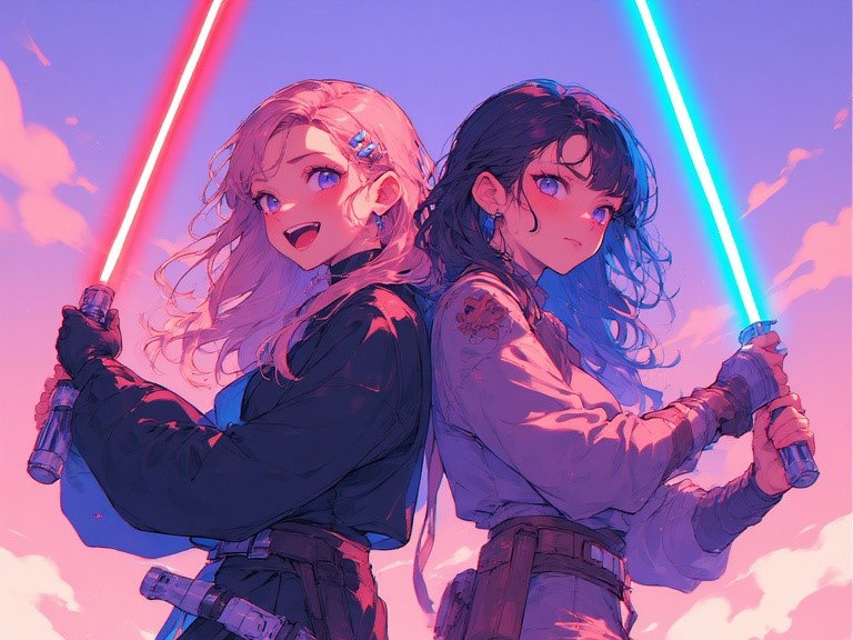 Cover art for Lazy Jedi or Cheerful Sith apprentice ? , a star wars scenario on AI Dungeon
