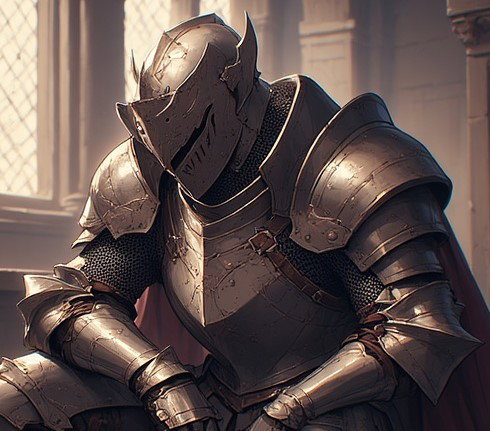 Cover art for Your Knight guardian | I/S ðŸŽ, a fantasy scenario on AI Dungeon