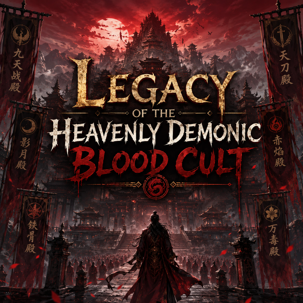 Cover art for Legacy of the Heavenly Demonic Blood Cult, a murim scenario on AI Dungeon
