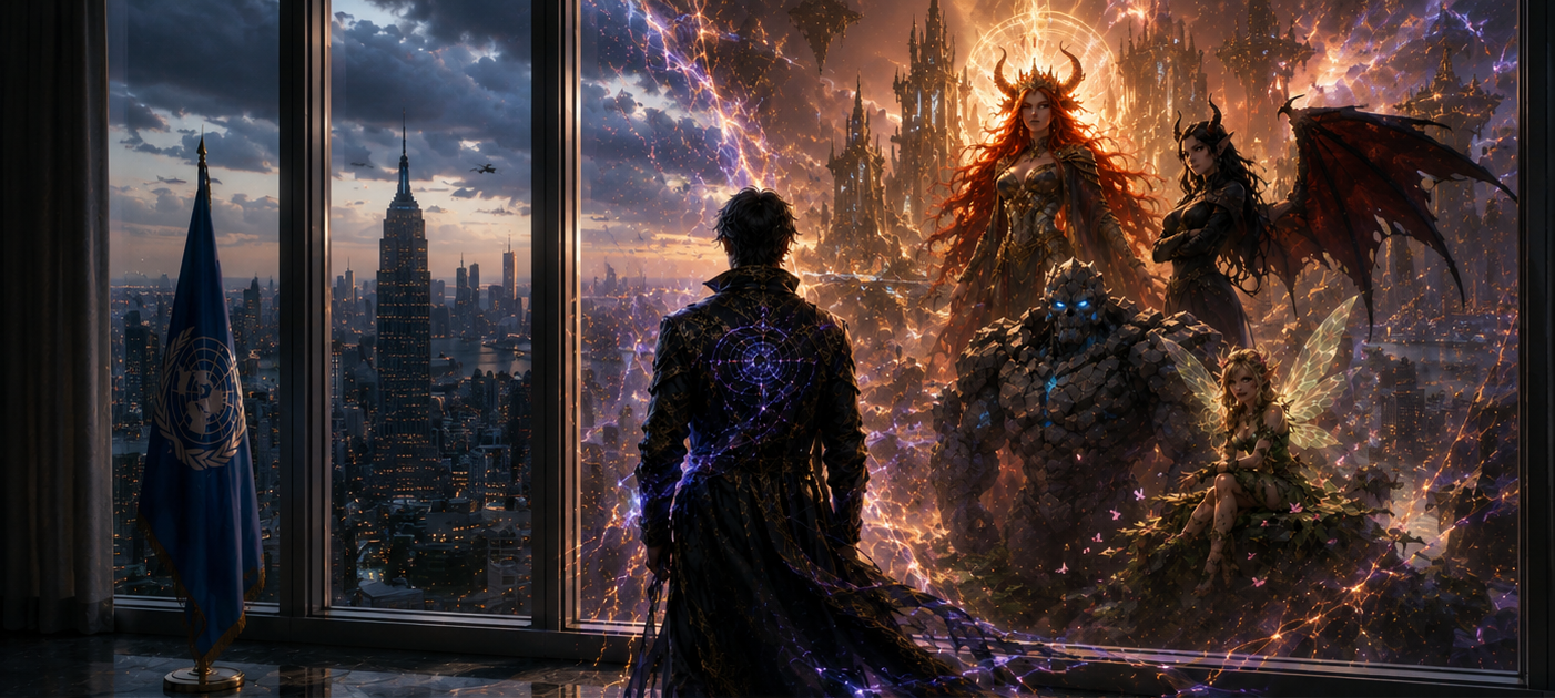 Cover art for An awkward homecoming, a magic scenario on AI Dungeon