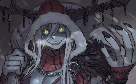Cover art for The not so nice Christmas., a christmas scenario on AI Dungeon