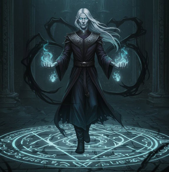 Cover art for Flames of Chaos, a magic scenario on AI Dungeon