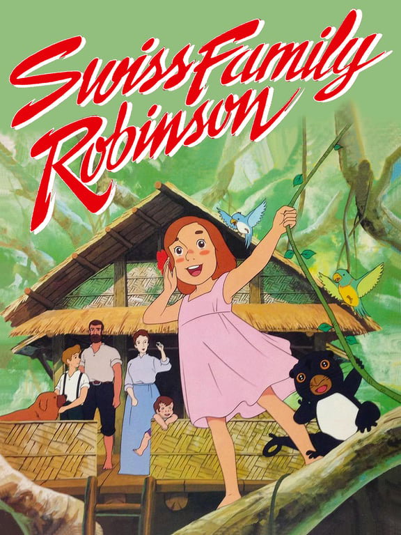 Cover art for Swiss family Robinson part 2, a family scenario on AI Dungeon