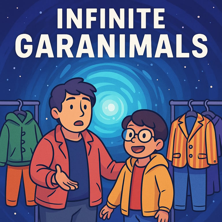 Cover art for Infinite Garanimals, a sci fi scenario on AI Dungeon