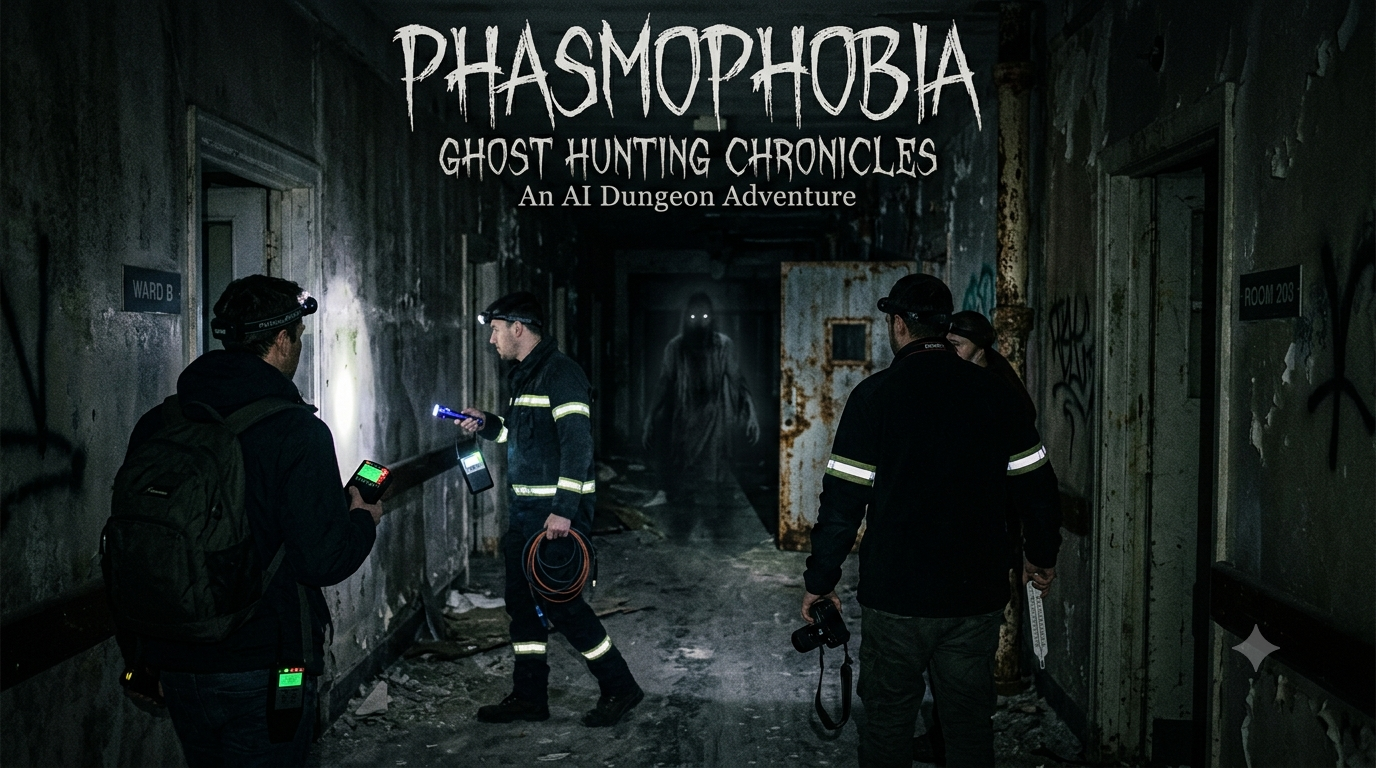Cover art for Phasmophobia, a phasmophobia scenario on AI Dungeon