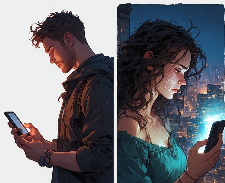 Cover art for The night the silence broke🎠(IS), a romance scenario on AI Dungeon