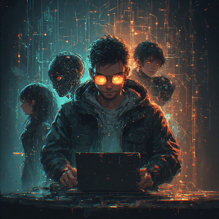 Cover art for The Echo Protocol ( 🎠IS 1.02), an ai ethics scenario on AI Dungeon