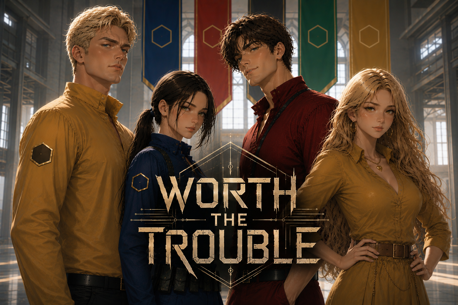 Cover art for Worth the Trouble (🎭IS), a romance scenario on AI Dungeon