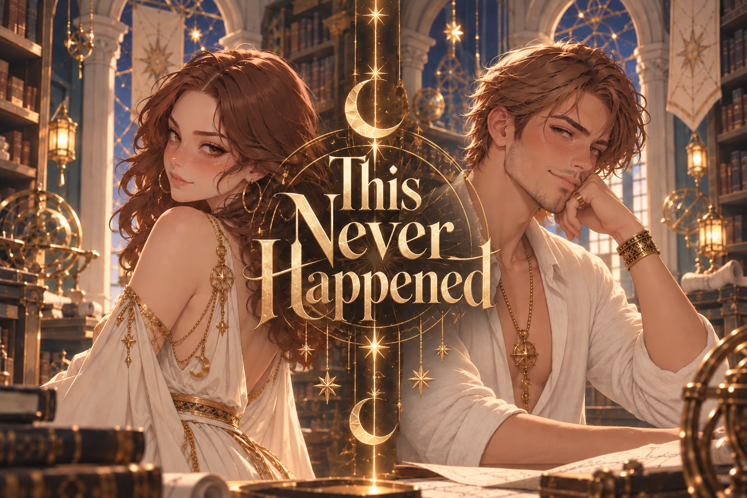 Cover art for This Never Happened (ðŸŽIS), a romance scenario on AI Dungeon