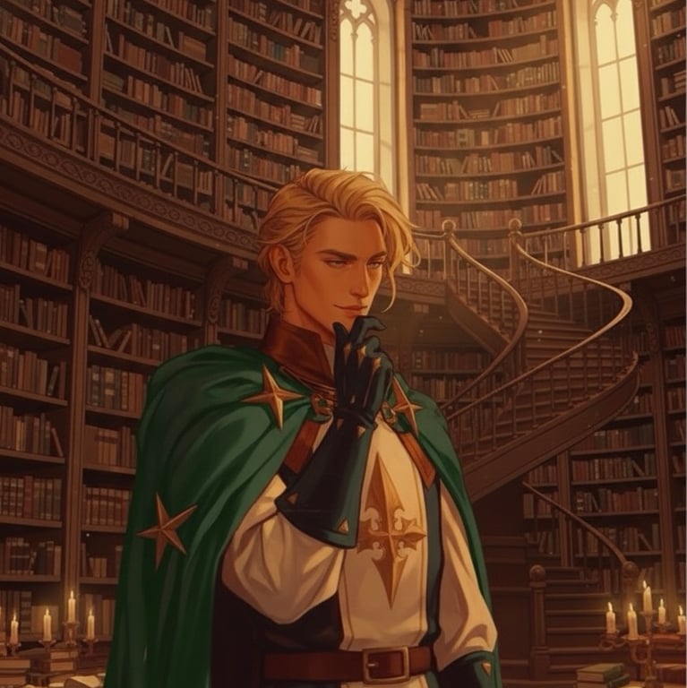Cover art for Quills and Quarrels (🎴AC), a fantasy scenario on AI Dungeon