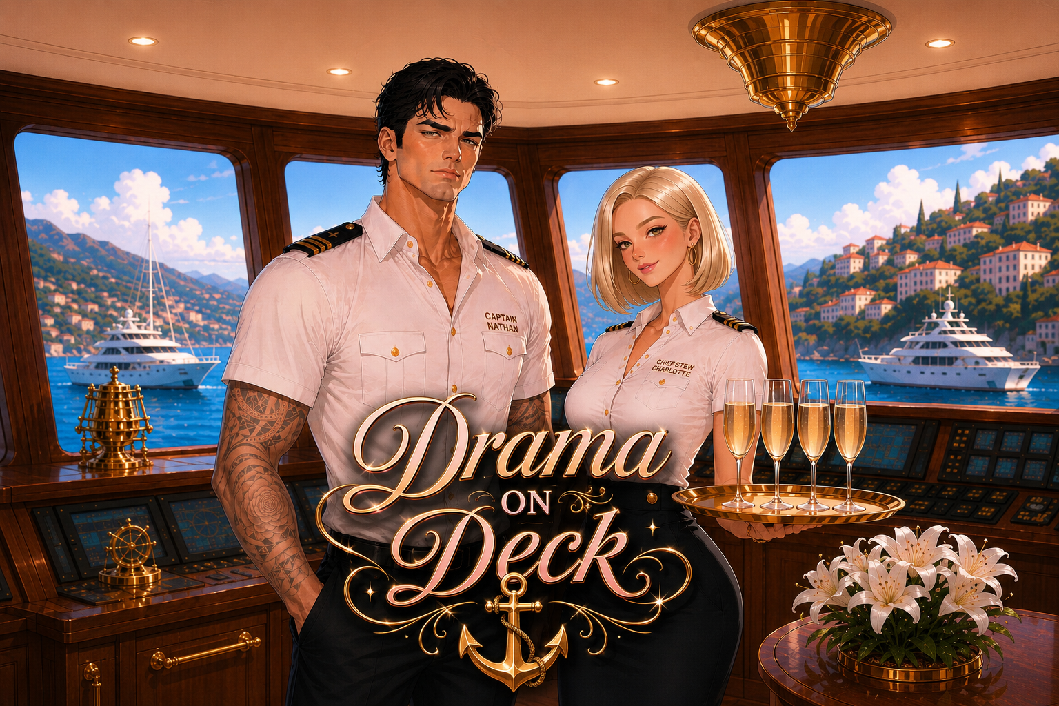 Cover art for Drama On Deck (🎭IS), a gothai scenario on AI Dungeon
