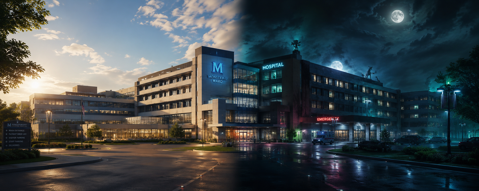 Cover art for Monster Hospital, a medical scenario on AI Dungeon
