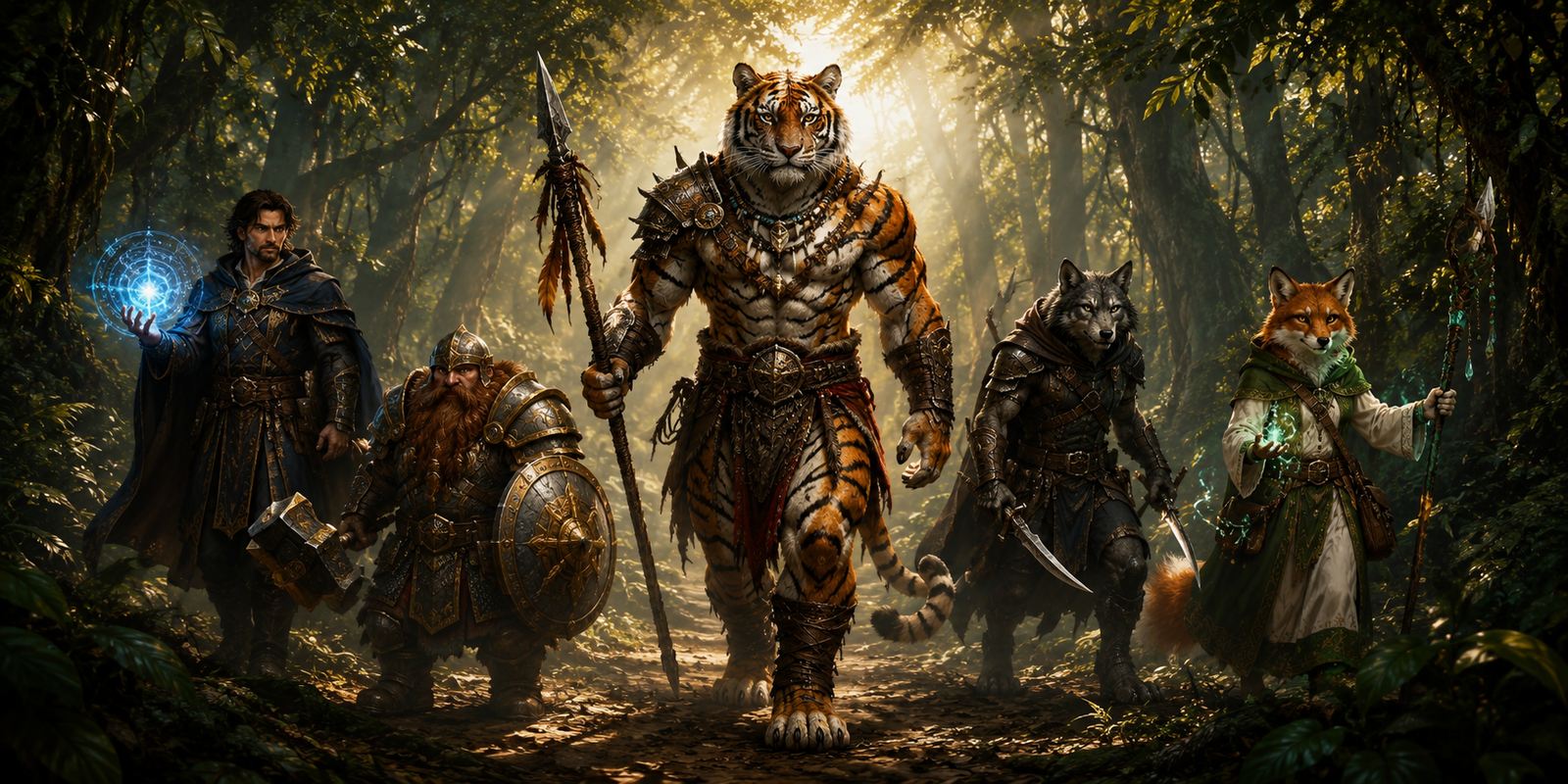 Cover art for Tribe, Family, Pride, a fantasy scenario on AI Dungeon