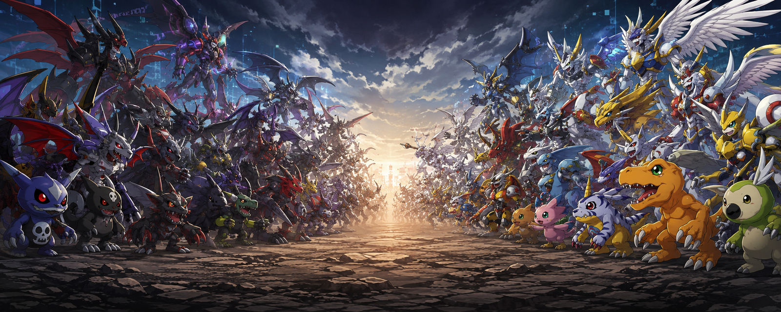 Cover art for Digivolution, a furry scenario on AI Dungeon