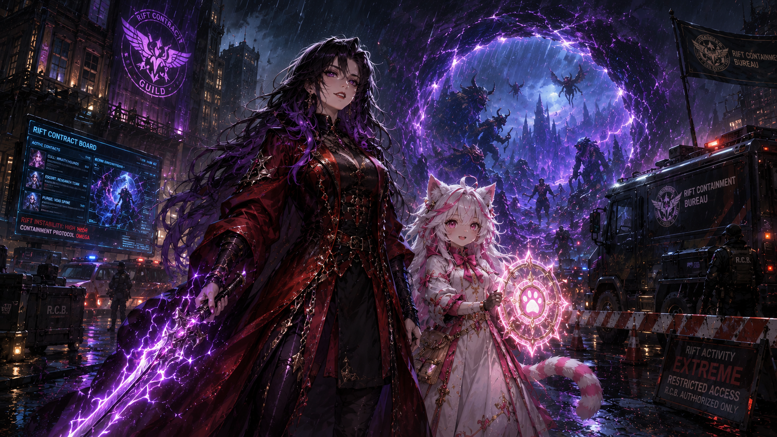 Cover art for Portal Hunters, a portal world on Voyage