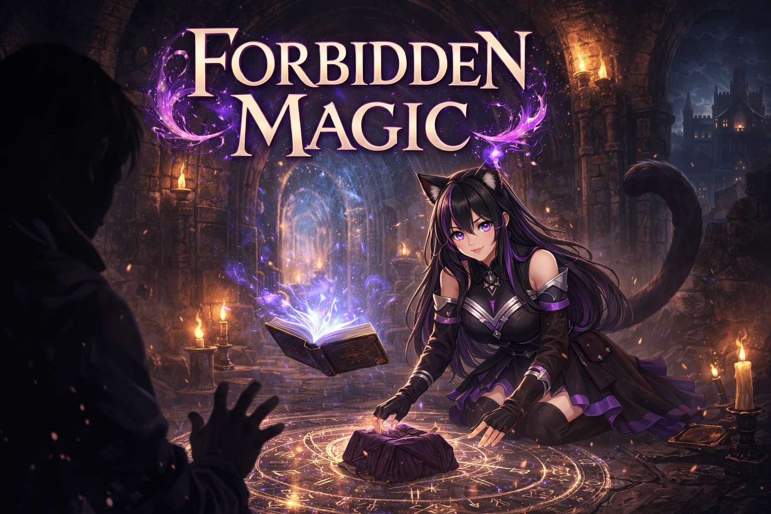 Cover art for Forbidden Magic, an aederia scenario on AI Dungeon