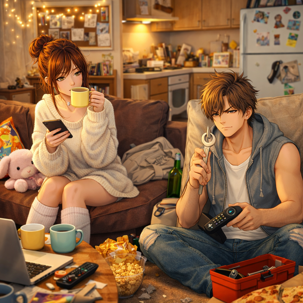 Cover art for Airhead Roomies (W/ IS), a confused scenario on AI Dungeon