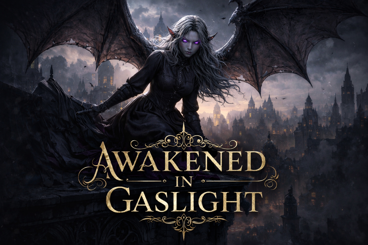Cover art for Awakened in Gaslight (W/ IS), a victorian scenario on AI Dungeon