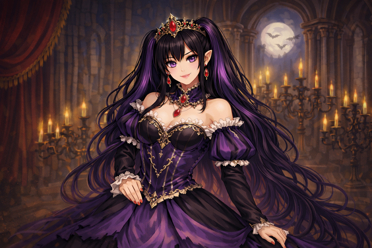 Cover art for Her Highness, Aederia (W/ IS), an aederia scenario on AI Dungeon