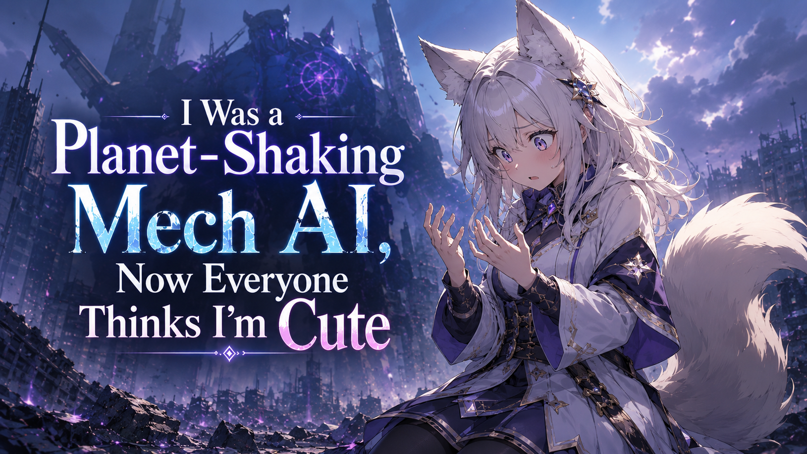 Cover art for I Was a Planet-Shaking Mech AI, Now Everyone Thinks I’m Cute, a gothai scenario on AI Dungeon